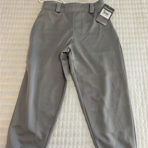 Easton Boys Gray athletic baseball pants